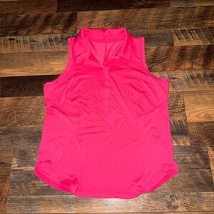 lululemon athletica Sleeveless Polo - Bright Pink